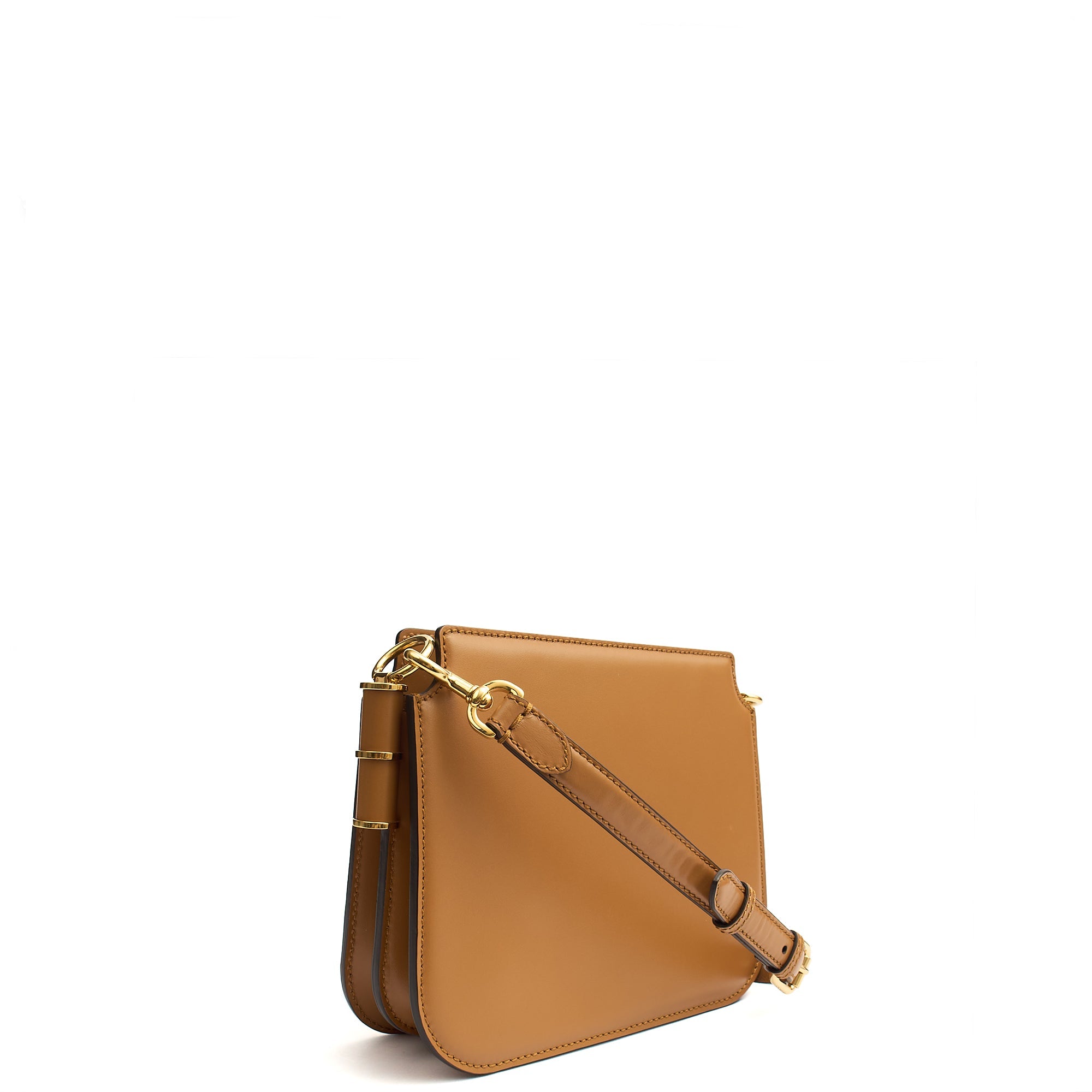 Fendi Cross Body Touch in Brown, Leather