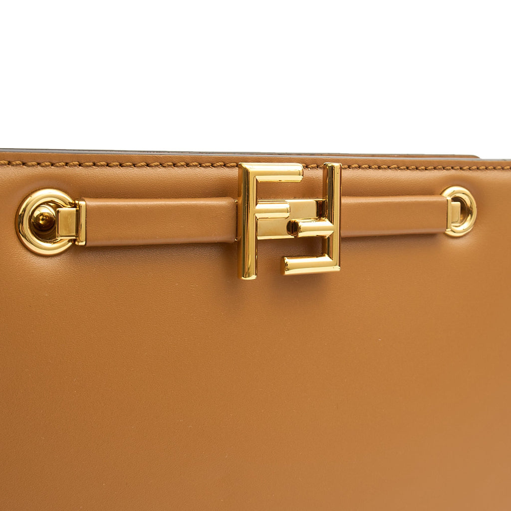 Fendi Cross Body Touch in Brown, Leather