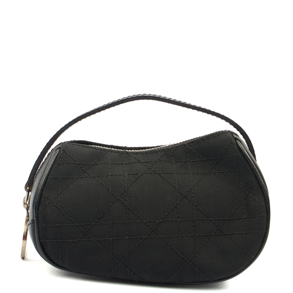 Christian Dior Mini Bag Clutch in Black, Fabric