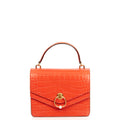Mulberry Medium Harlow in Hibiscus , Exotic Effect Leather