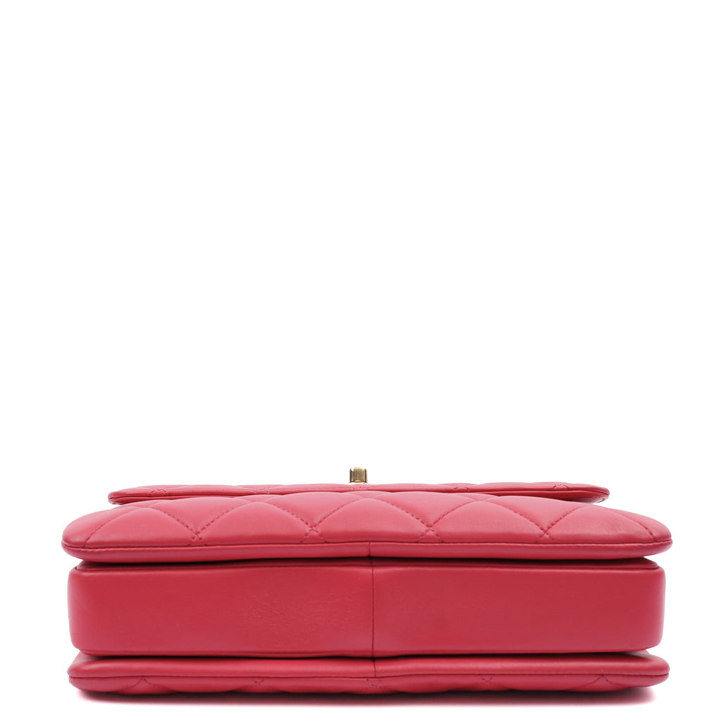 Chanel Top Handle Trendy CC in Pink, Calfskin Leather