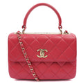 Chanel Top Handle Trendy CC in Pink, Calfskin Leather