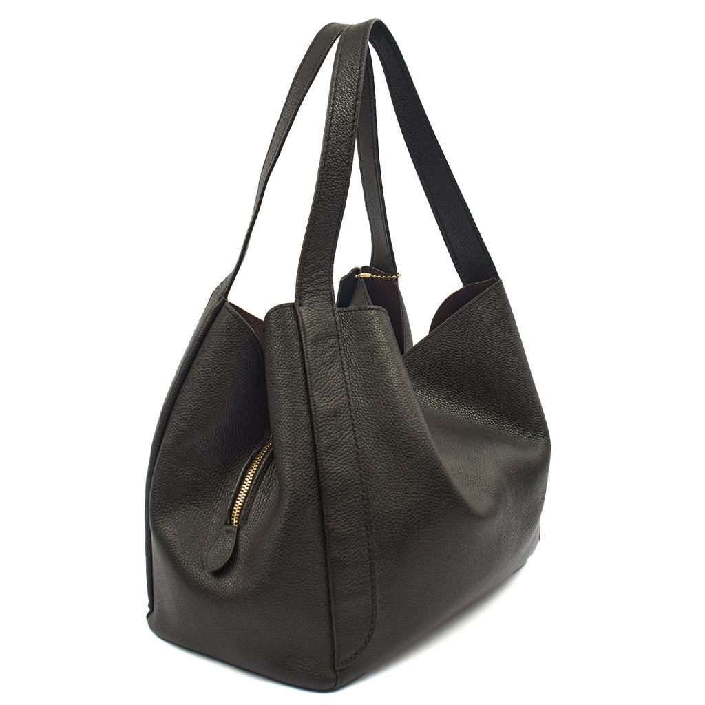 Coach Tote Edie Tote in Black, Leather
