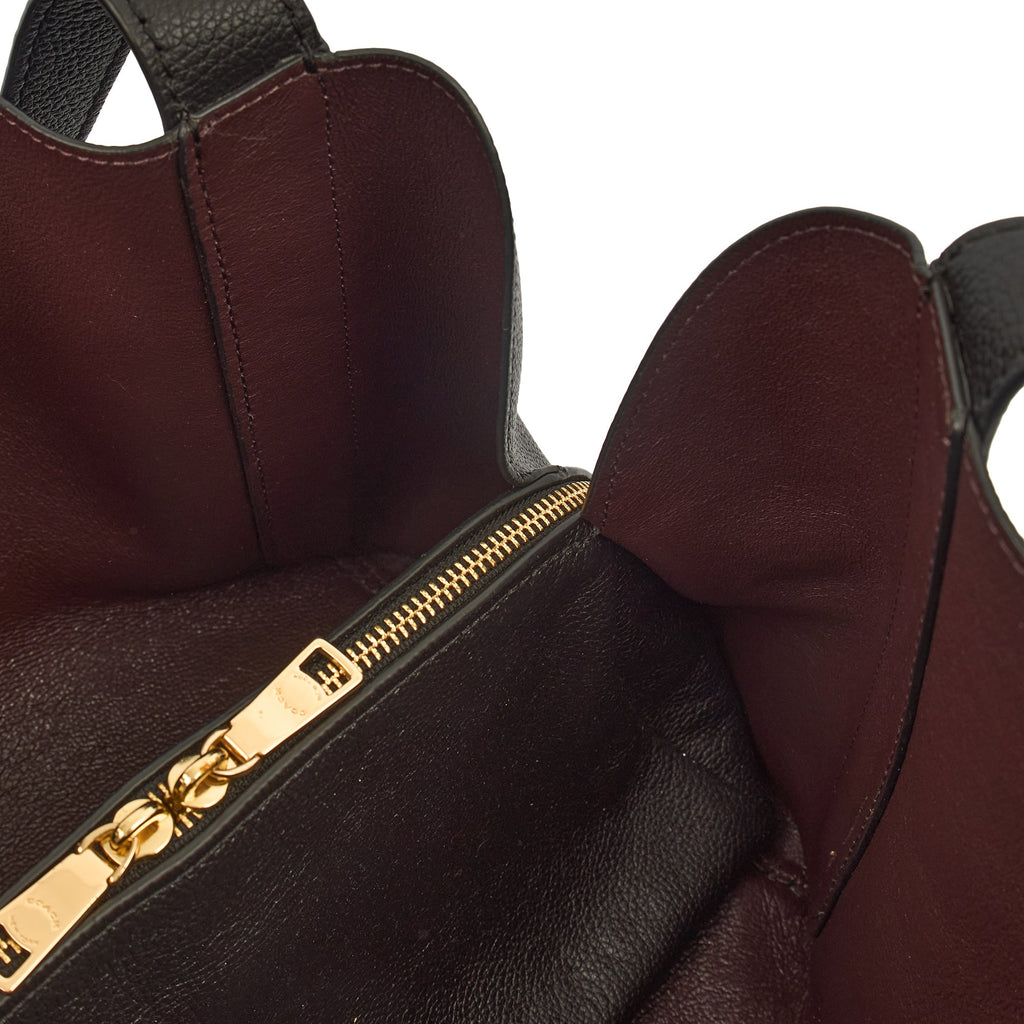 Coach Tote Edie Tote in Black, Leather