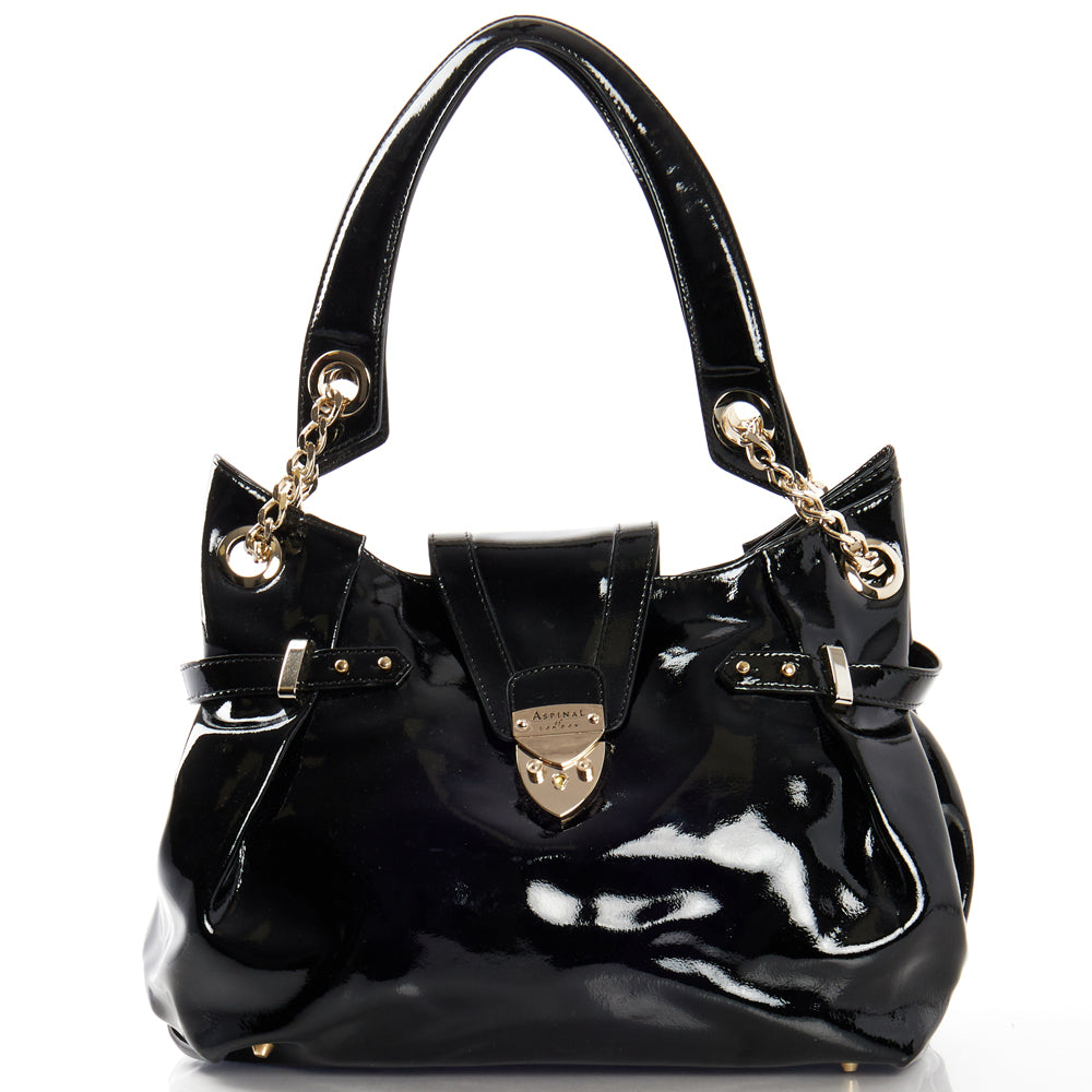 Aspinal of London Tote Berkeley in Black, Leather