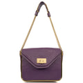 Chloe Shoulder Bag Sally - Medium in Purple, Calfskin Leather