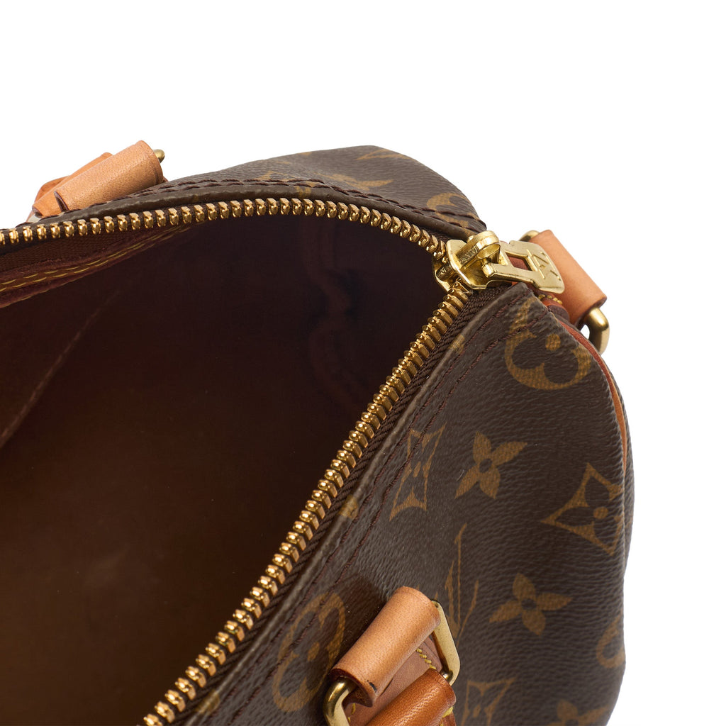 Louis Vuitton Cross Body Speedy Bandouliere 25 in Monogram, Canvas