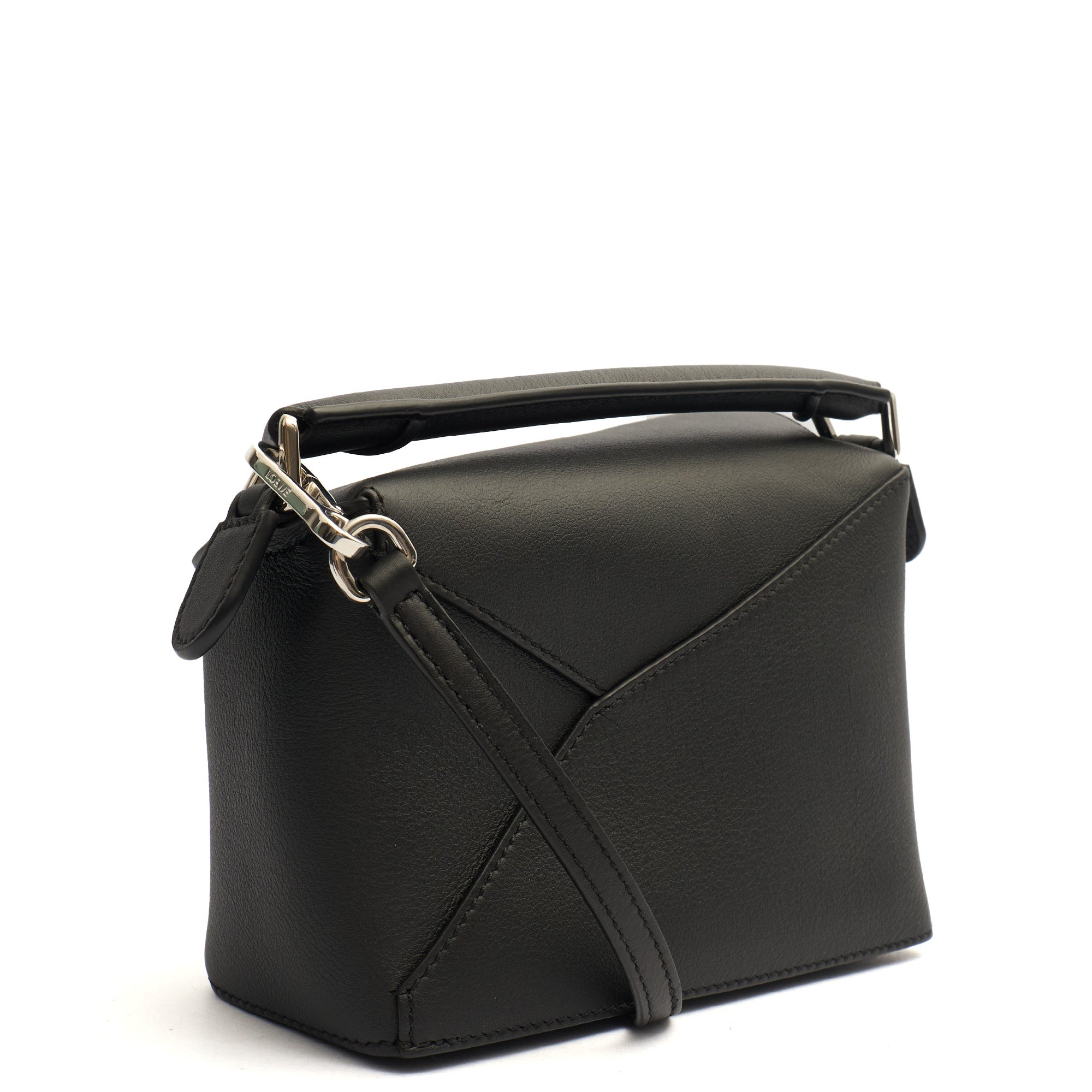 Loewe Cross Body Puzzle - Mini in Black, Leather