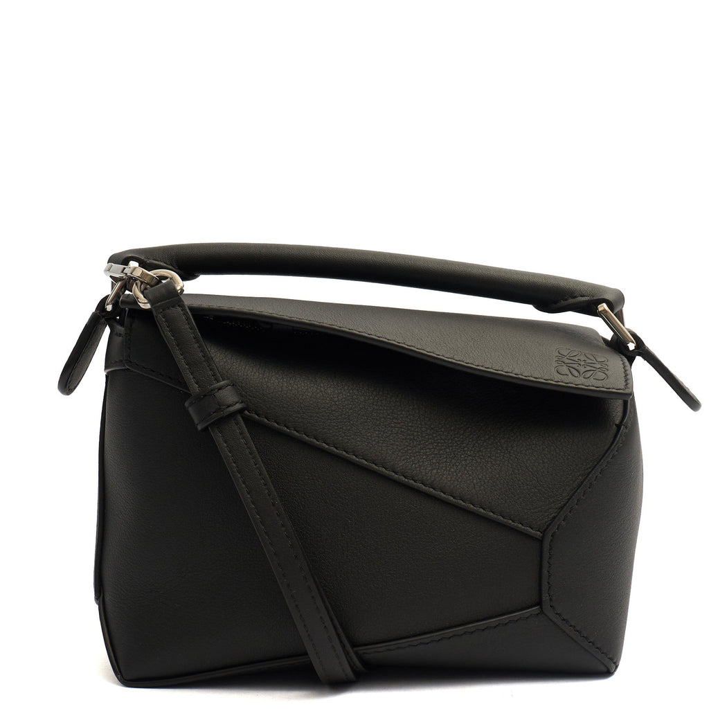 Loewe Cross Body Puzzle - Mini in Black, Leather