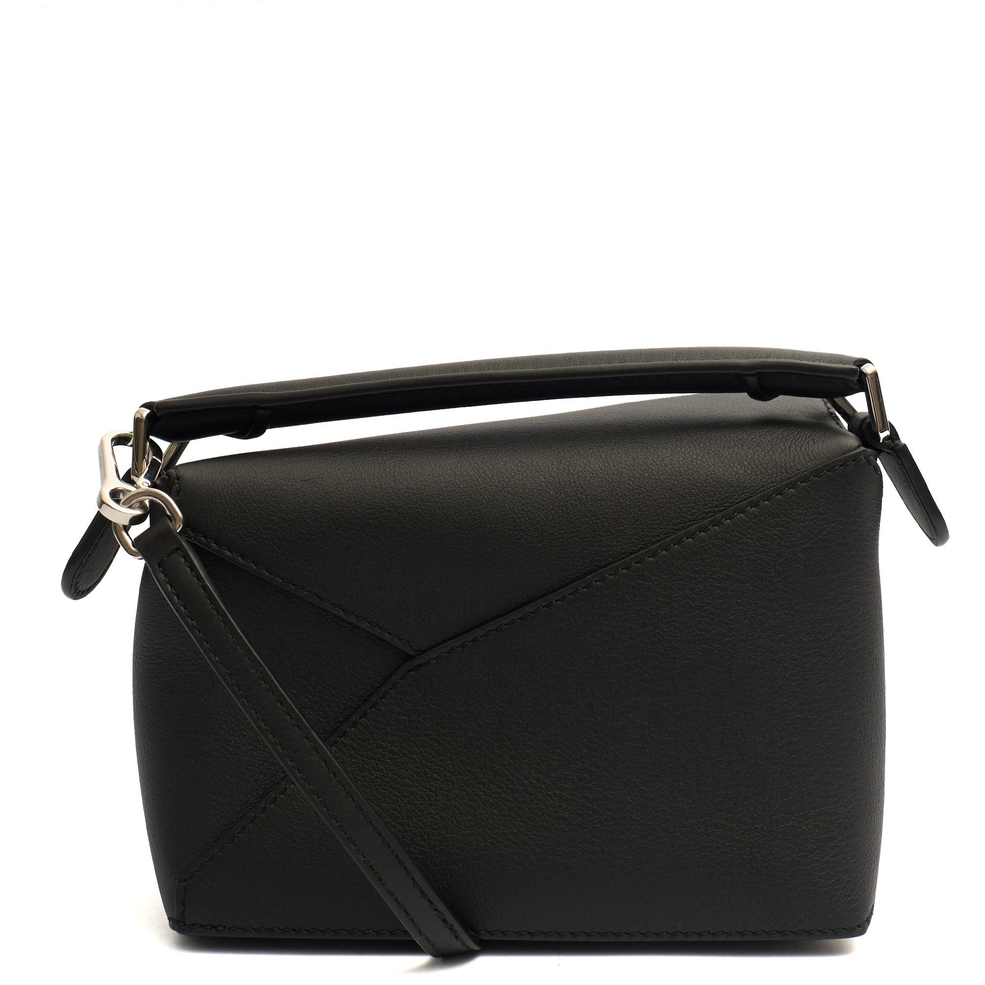 Loewe Cross Body Puzzle - Mini in Black, Leather