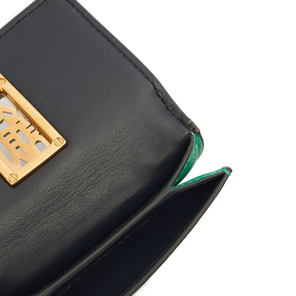 Mulberry Wallet Sadie Wallet in Green, Calfskin Leather