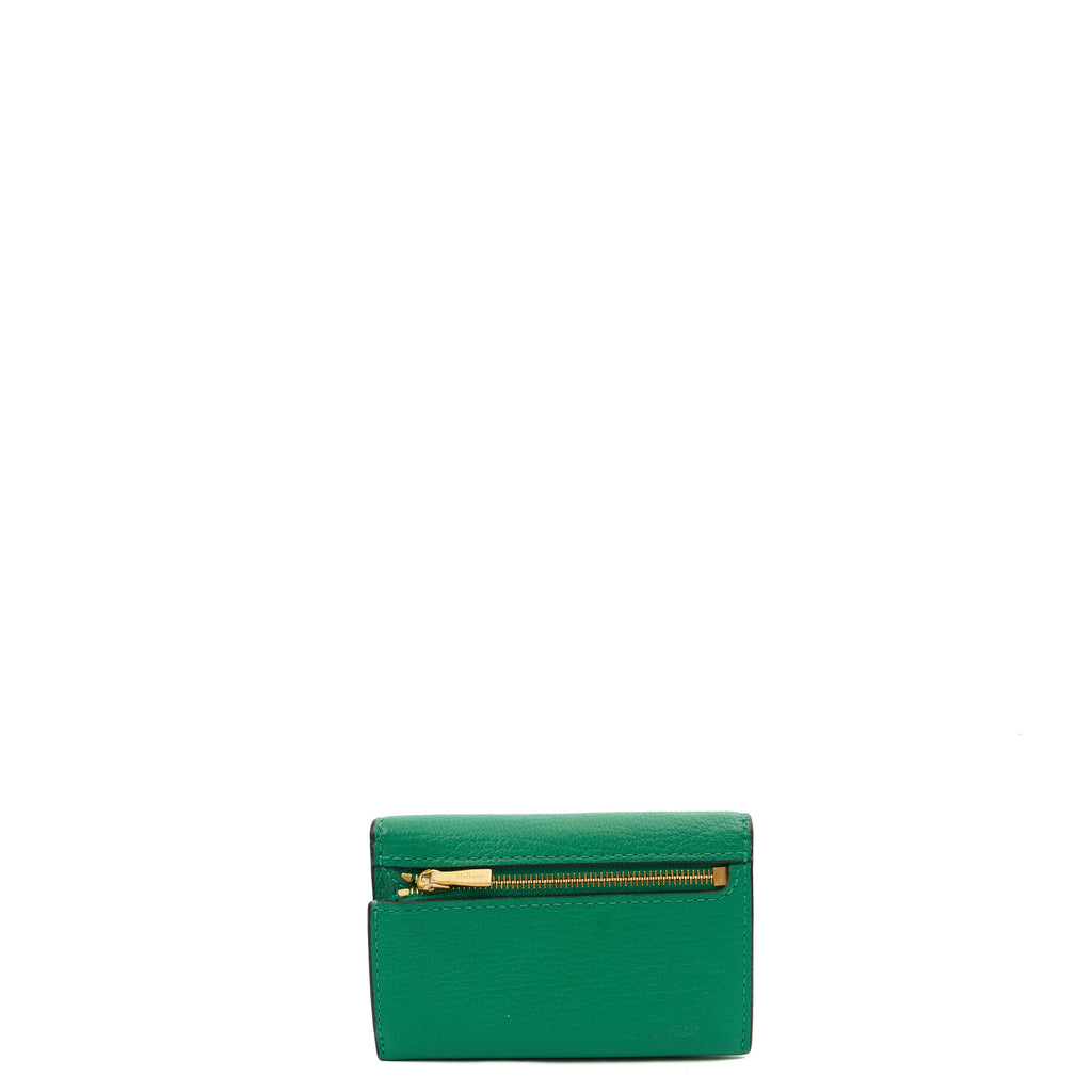 Mulberry Wallet Sadie Wallet in Green, Calfskin Leather