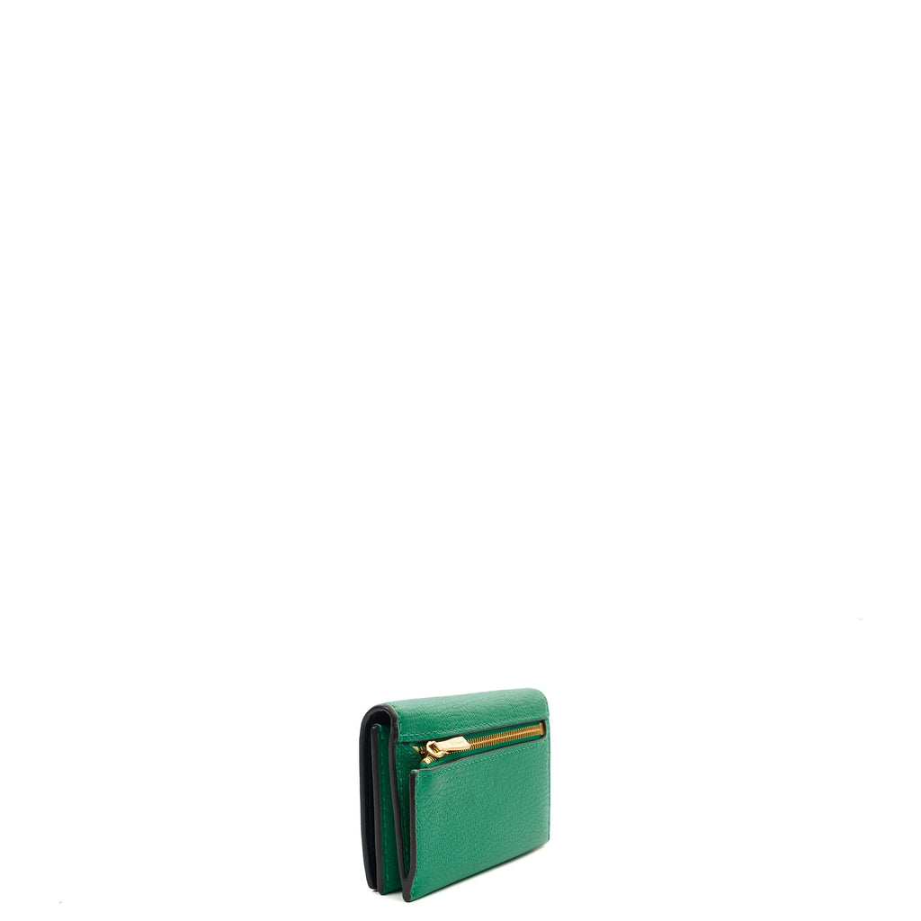 Mulberry Wallet Sadie Wallet in Green, Calfskin Leather