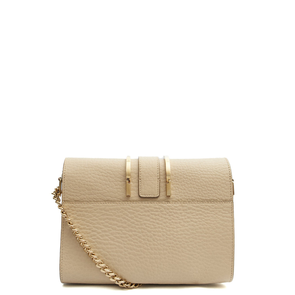 Chloe Shoulder Bag Shoulder Bag in Neutral, Calfskin Leather