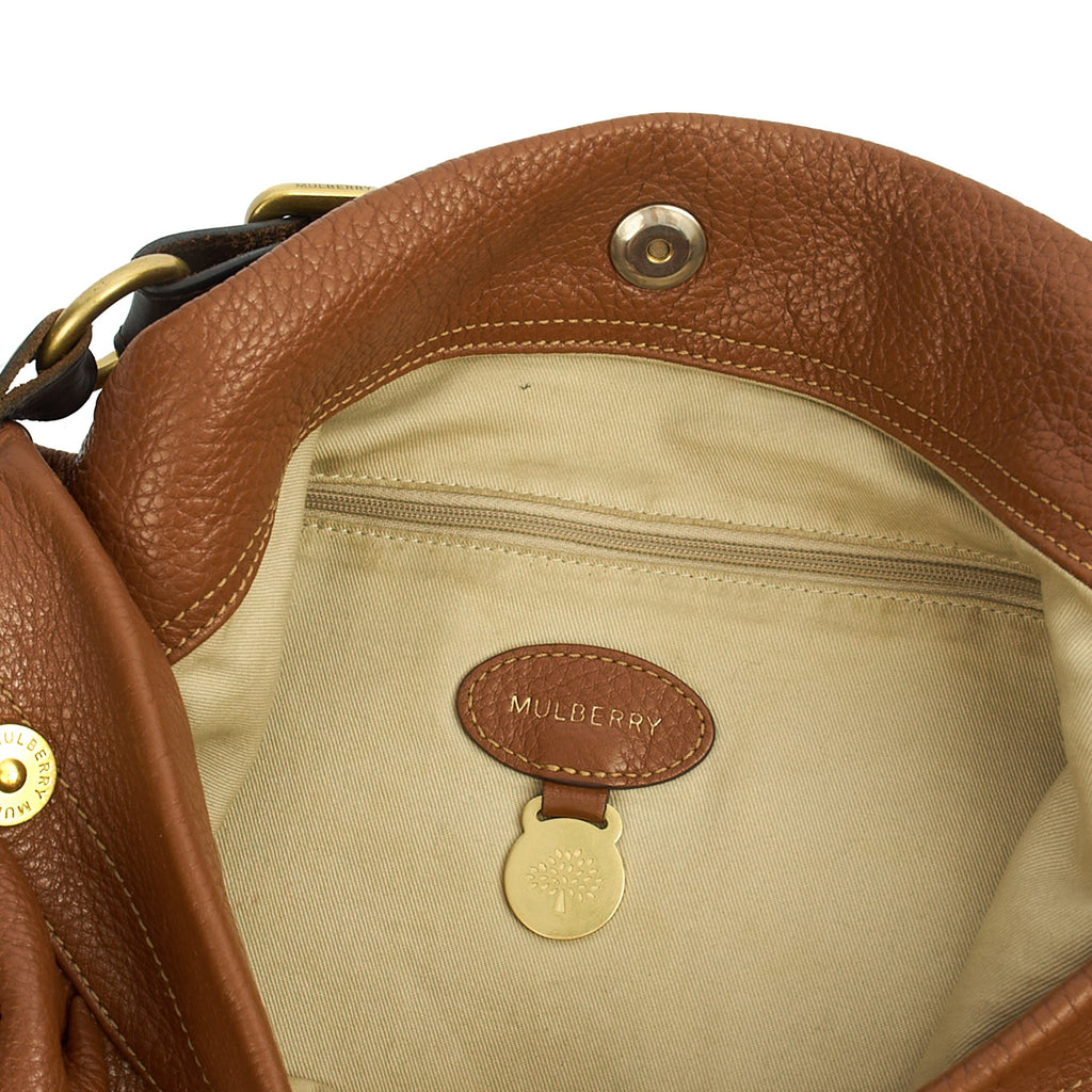 Mulberry Tote Mitzy Tote in Oak, Calfskin Leather