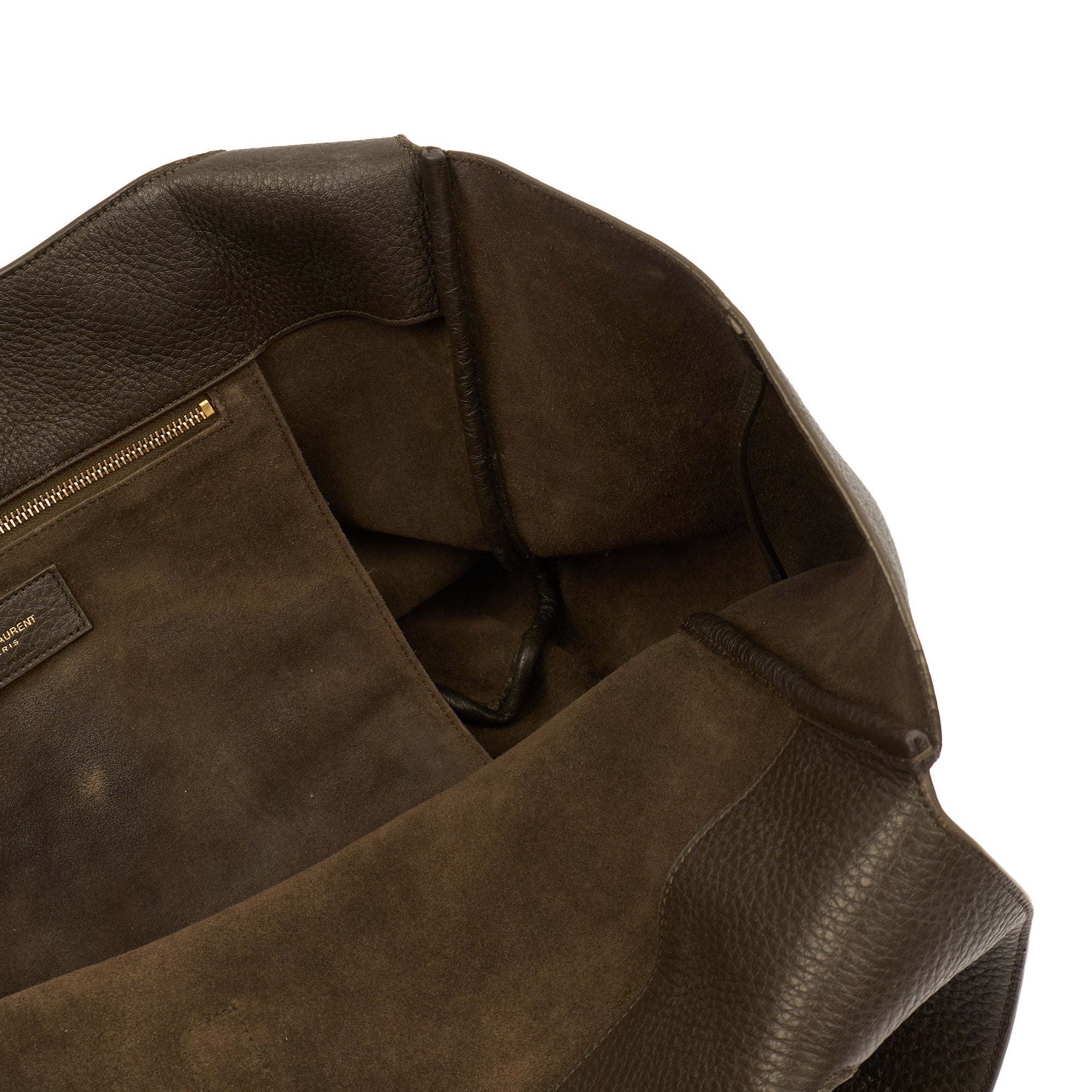 Saint Laurent Shoulder Bag Le 5 À 7 Hobo in Green, Leather