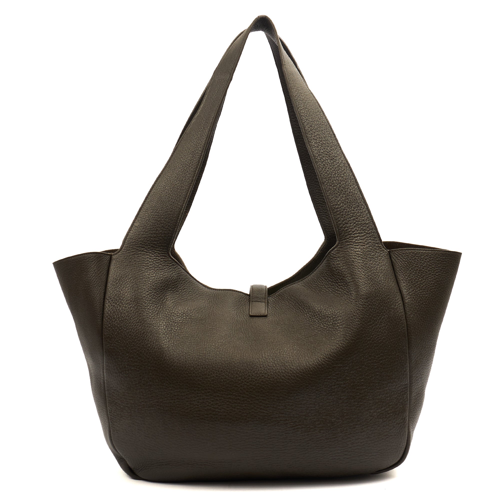 Saint Laurent Shoulder Bag Le 5 À 7 Hobo in Green, Leather