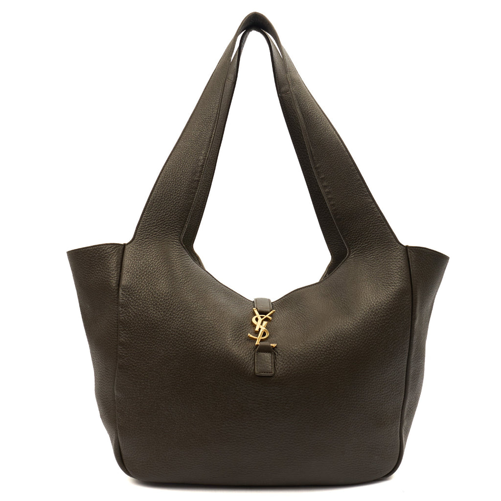 Saint Laurent Shoulder Bag Le 5 À 7 Hobo in Green, Leather