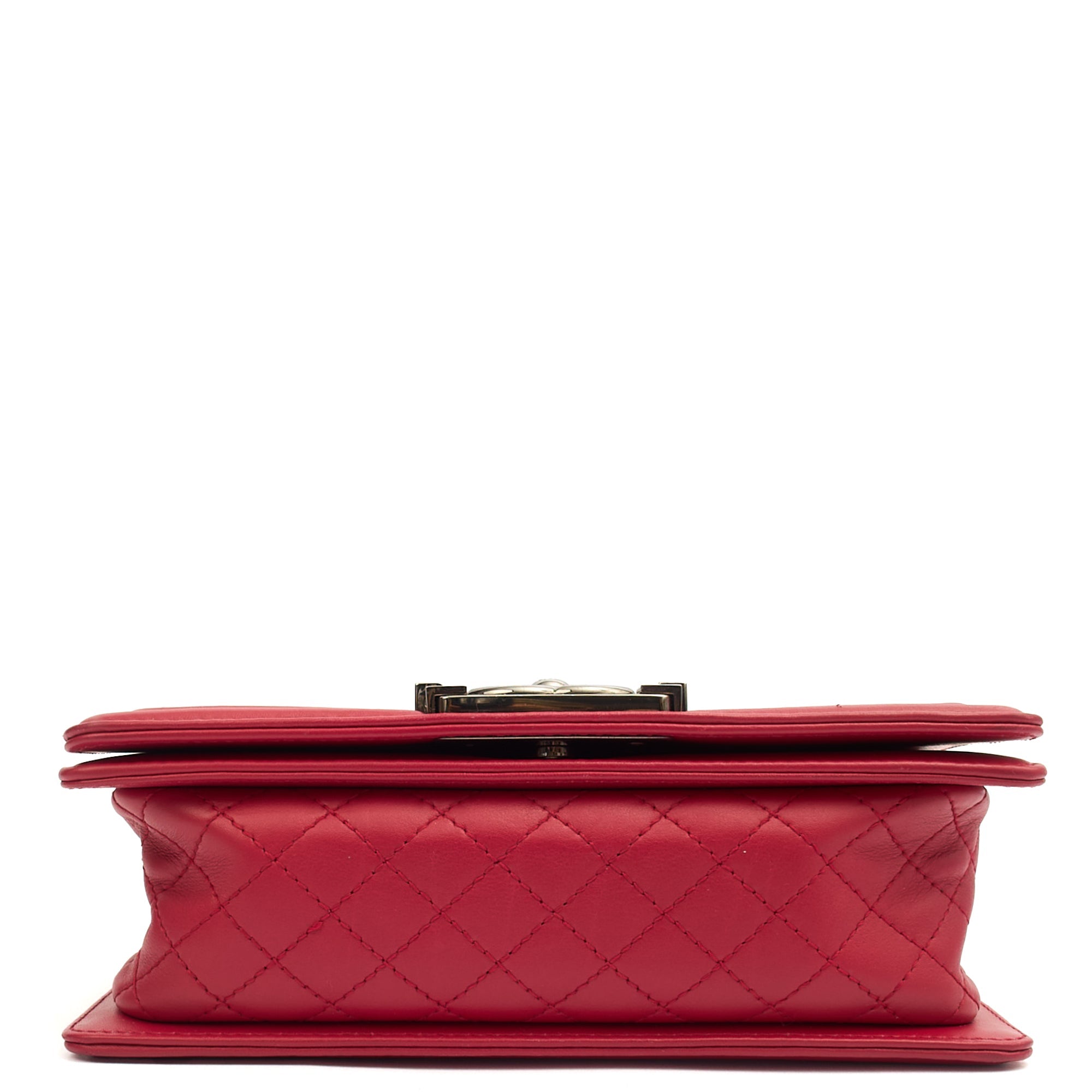 Chanel Shoulder Bag Boy - Small in Pink, Calfskin Leather