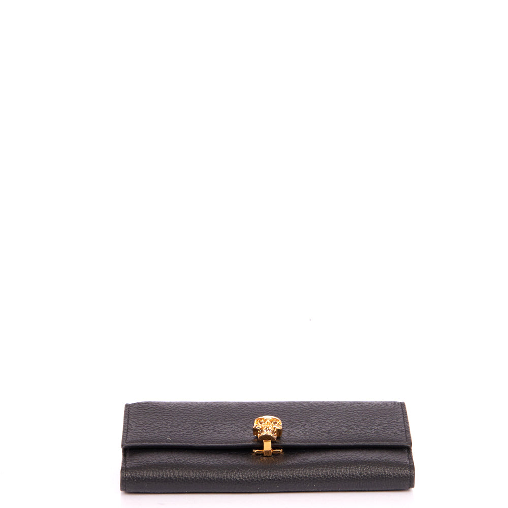 Alexander McQueen Wallet Wallet in Black, Leather
