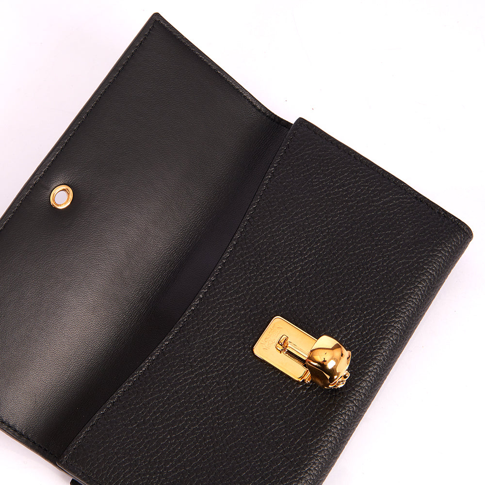 Alexander McQueen Wallet Wallet in Black, Leather