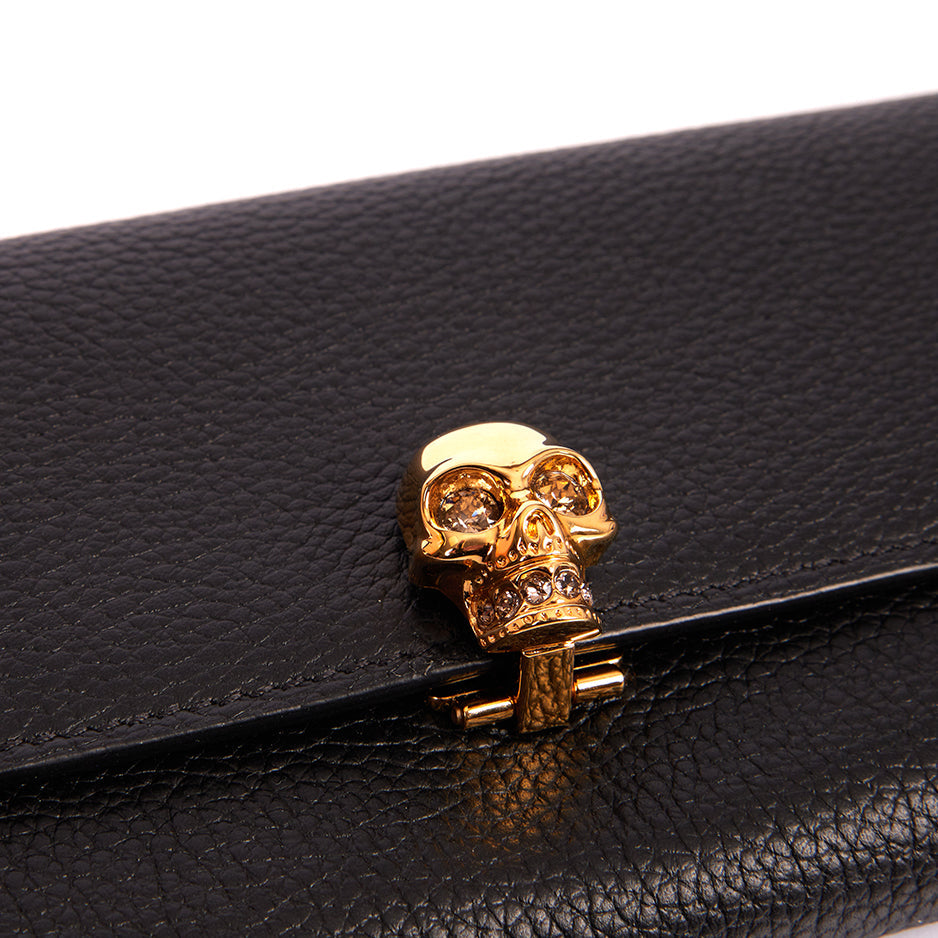 Alexander McQueen Wallet Wallet in Black, Leather