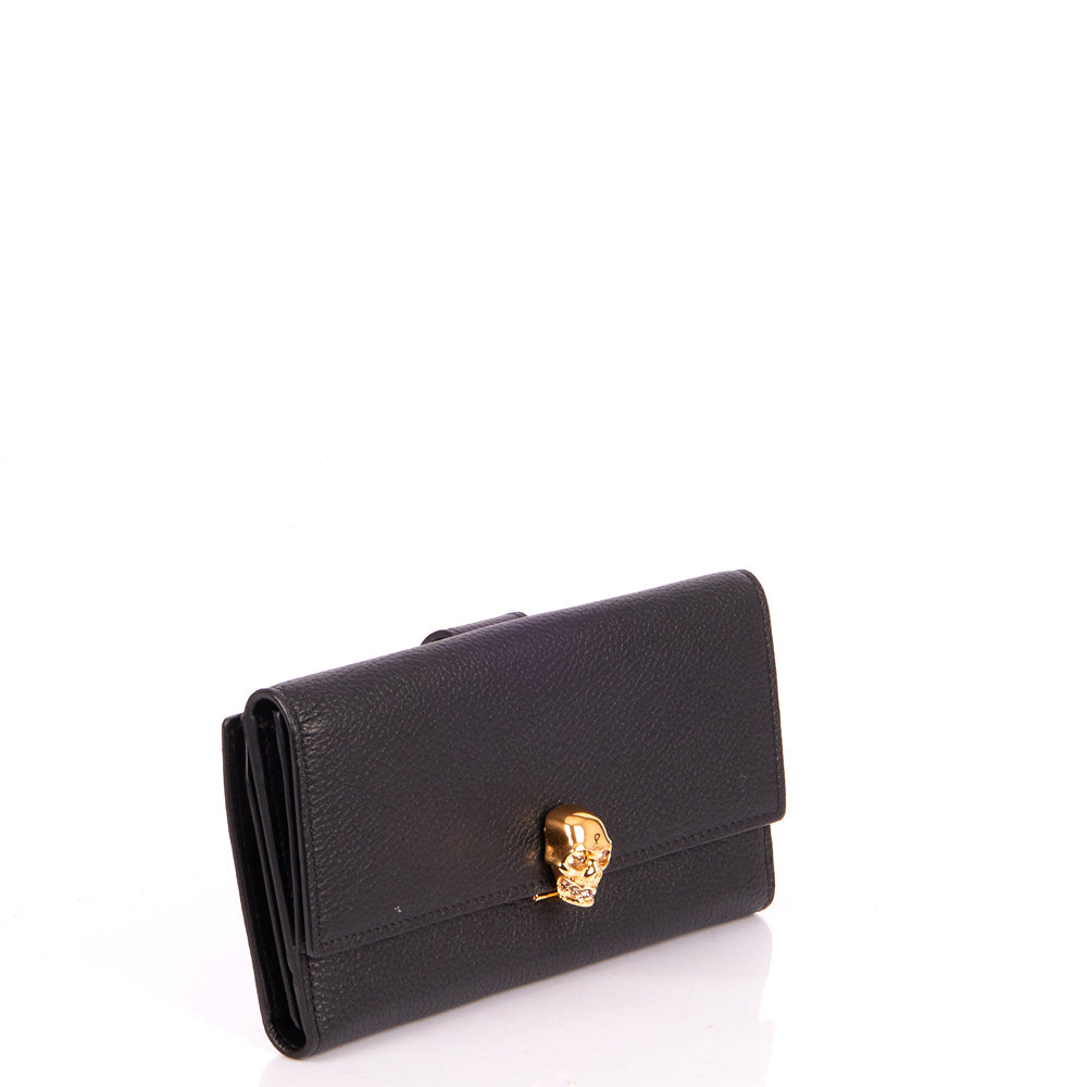 Alexander McQueen Wallet Wallet in Black, Leather