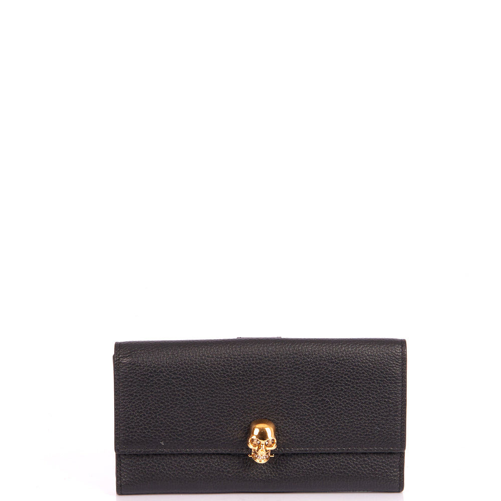 Alexander McQueen Wallet Wallet in Black, Leather