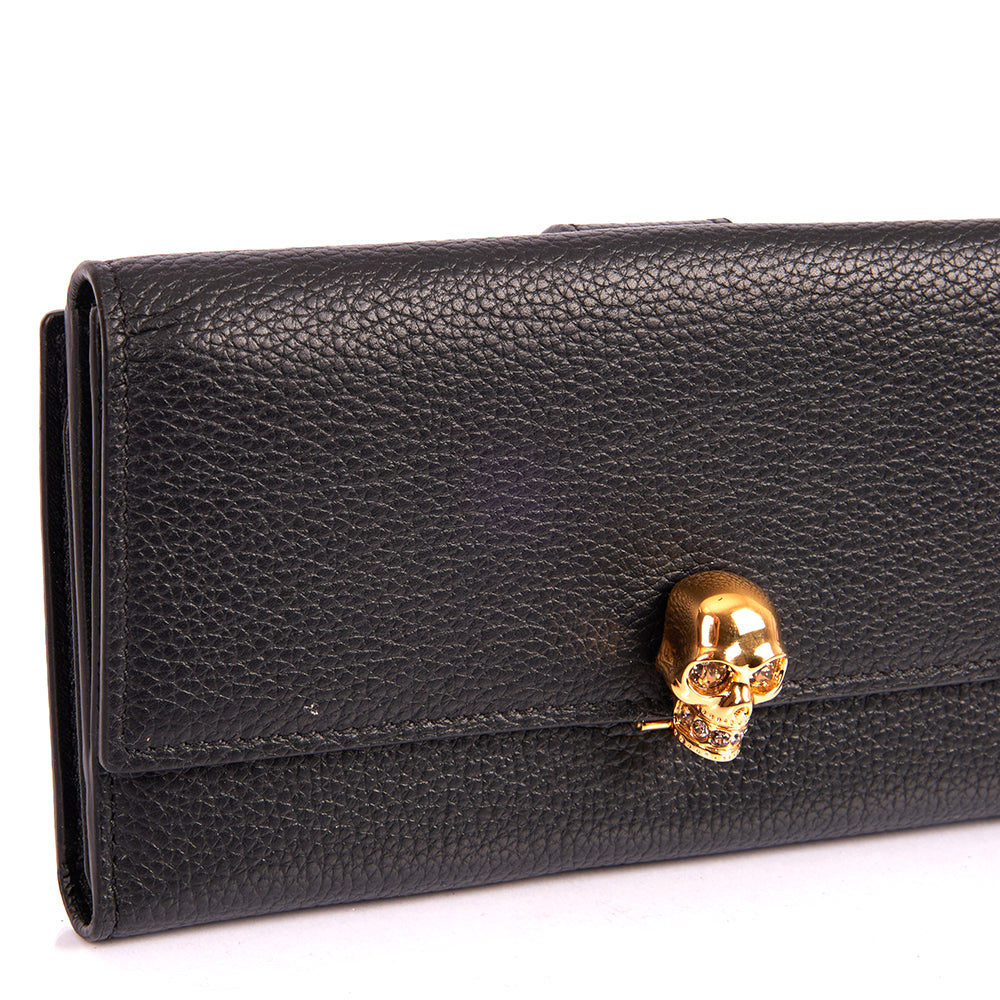 Alexander McQueen Wallet Wallet in Black, Leather