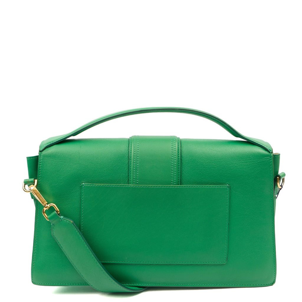 Jacquemus Cross Body Le Grand Bambino in Green, Leather