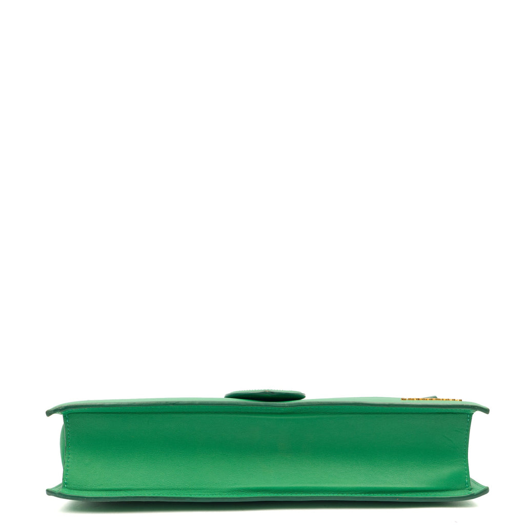 Jacquemus Cross Body Le Grand Bambino in Green, Leather