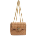 Gucci Cross Body Deco Shoulder - Small in Brown, Leather