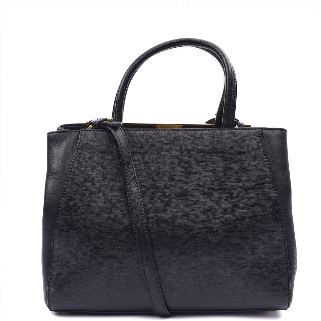 Fendi Tote 2Jour - Medium  in Black, Leather