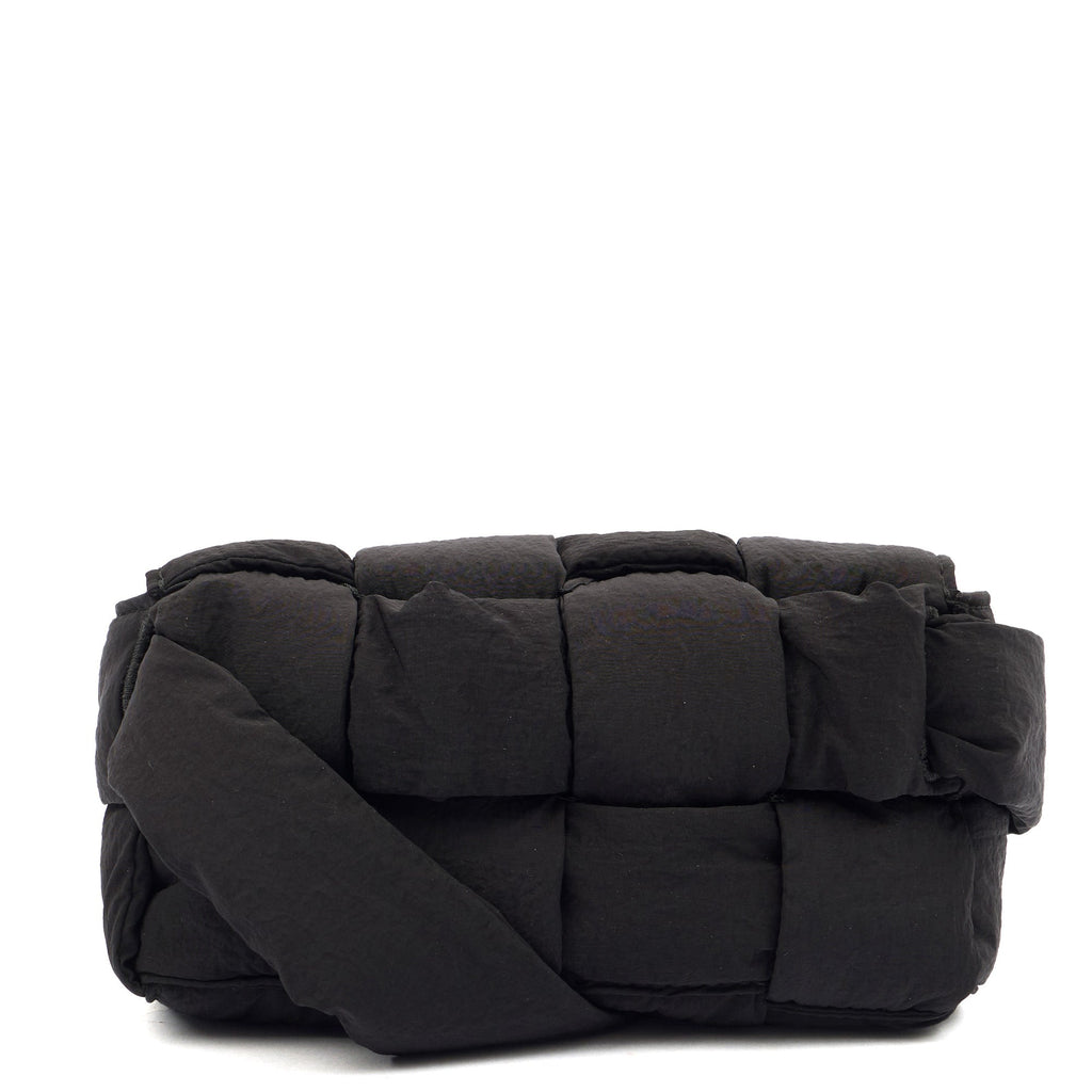 Bottega Veneta Mini Bag Padded Cassette in Black, Fabric