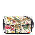 Gucci Shoulder Bag Marmont Shoulder Flap Bag - Medium in Multi, Fabric