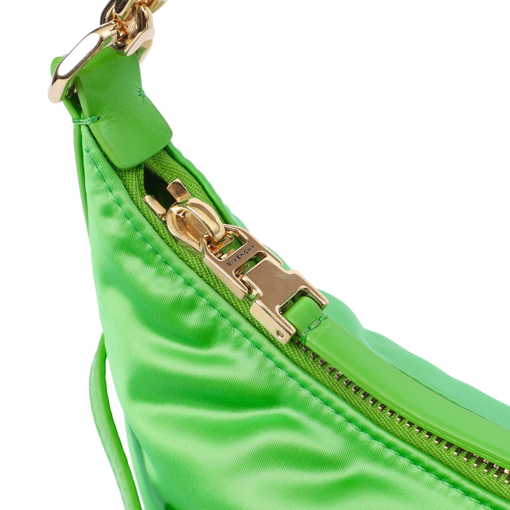 Givenchy Shoulder Bag Voyou - Mini in Green, Fabric