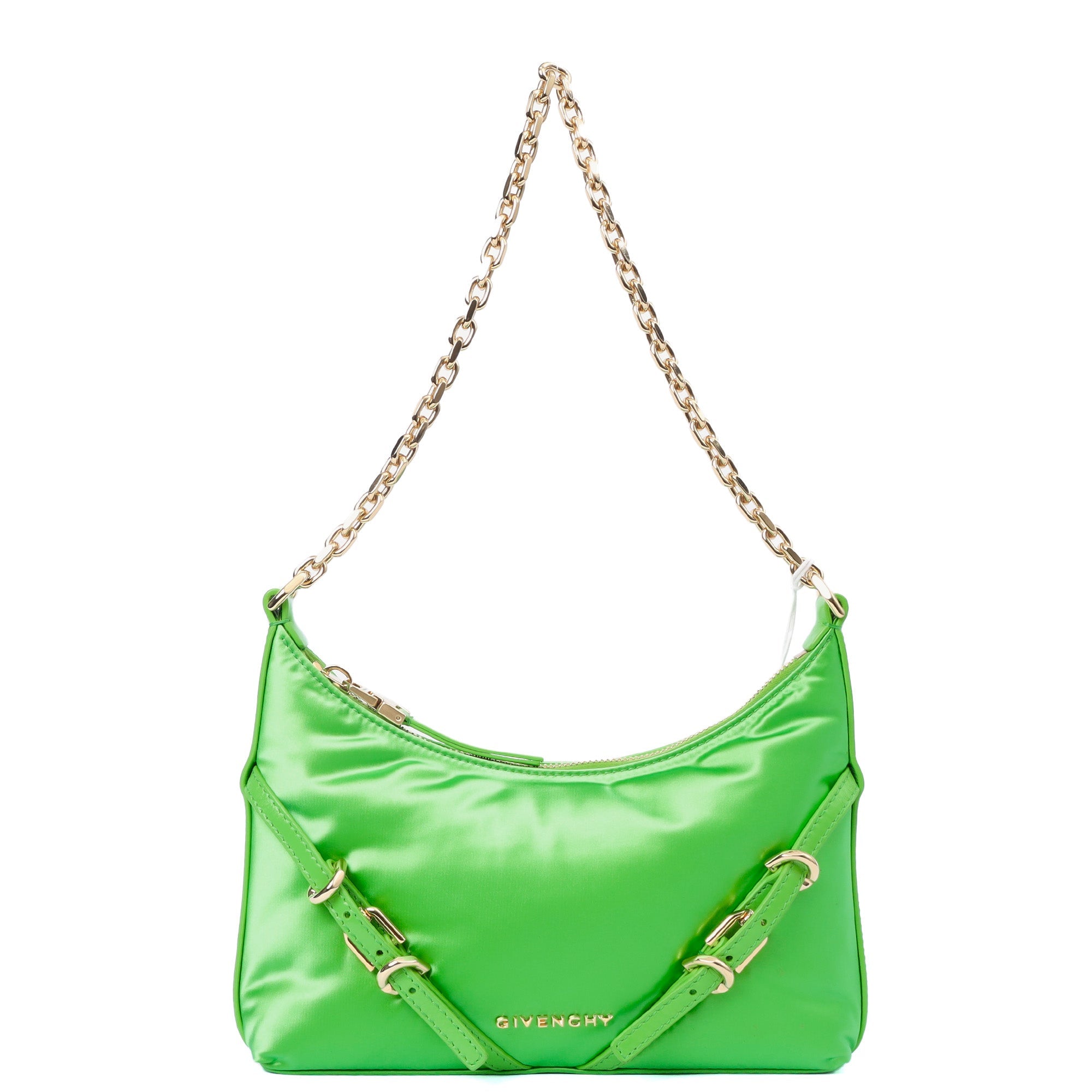 Givenchy Shoulder Bag Voyou - Mini in Green, Fabric