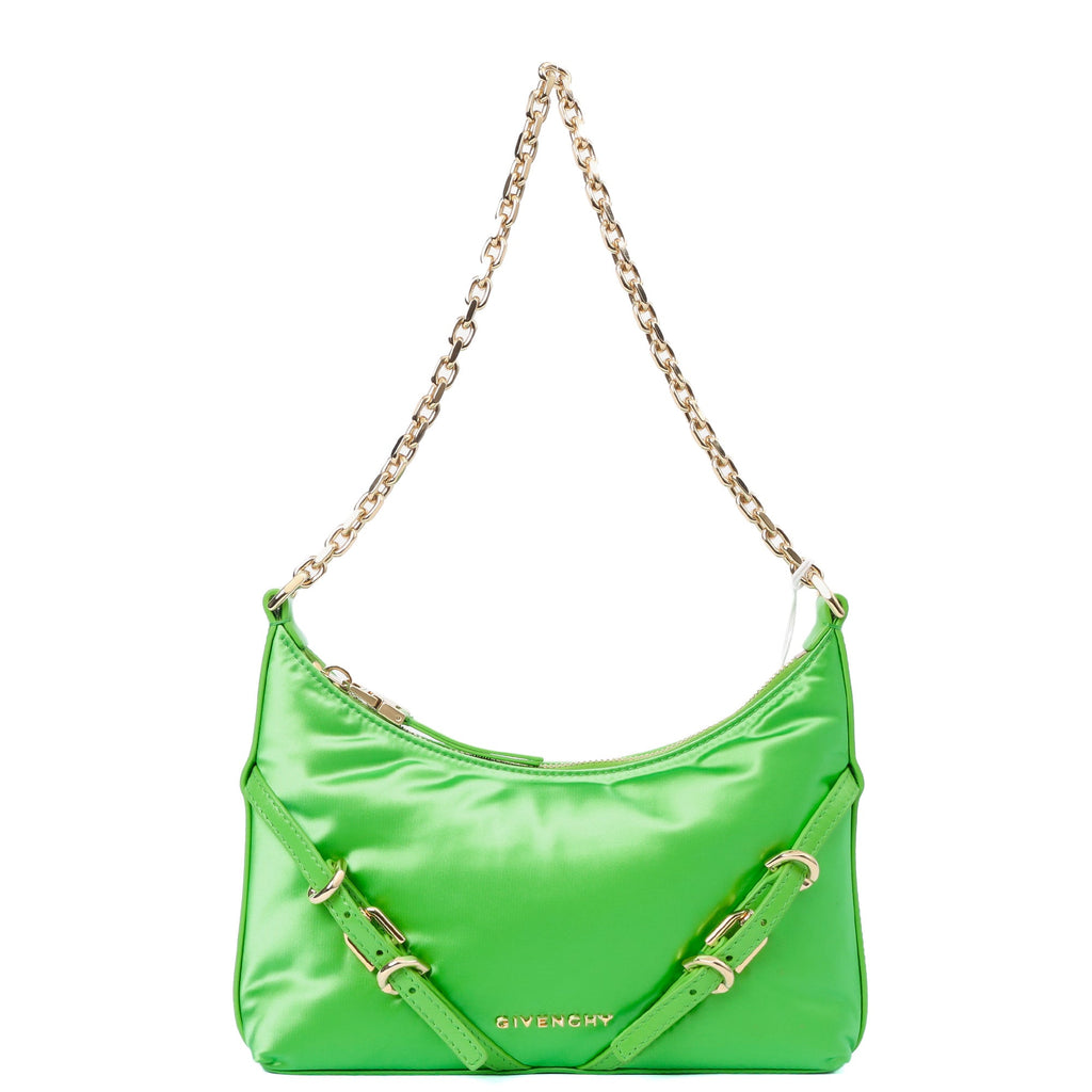 Givenchy Shoulder Bag Voyou - Mini in Green, Fabric
