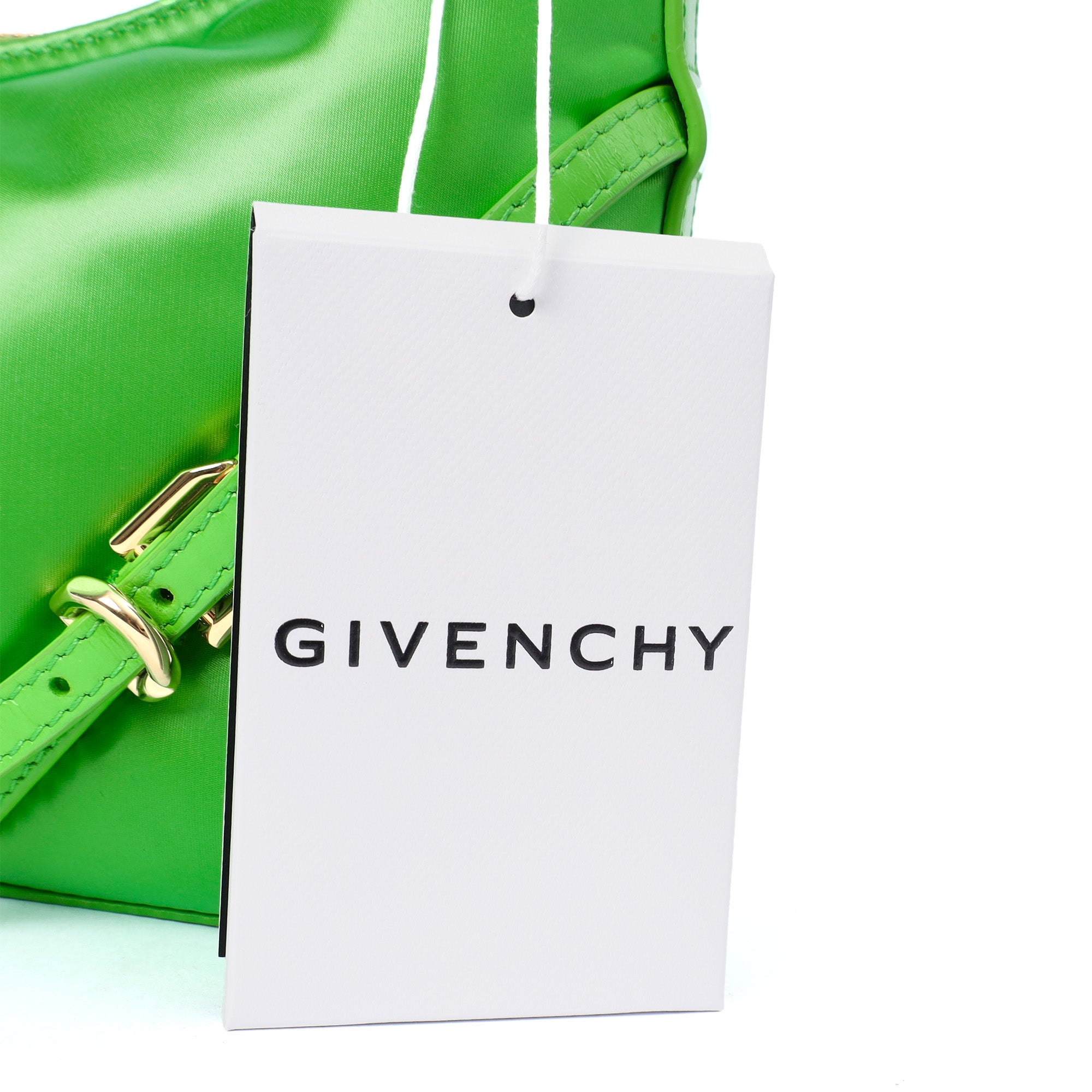 Givenchy Shoulder Bag Voyou - Mini in Green, Fabric