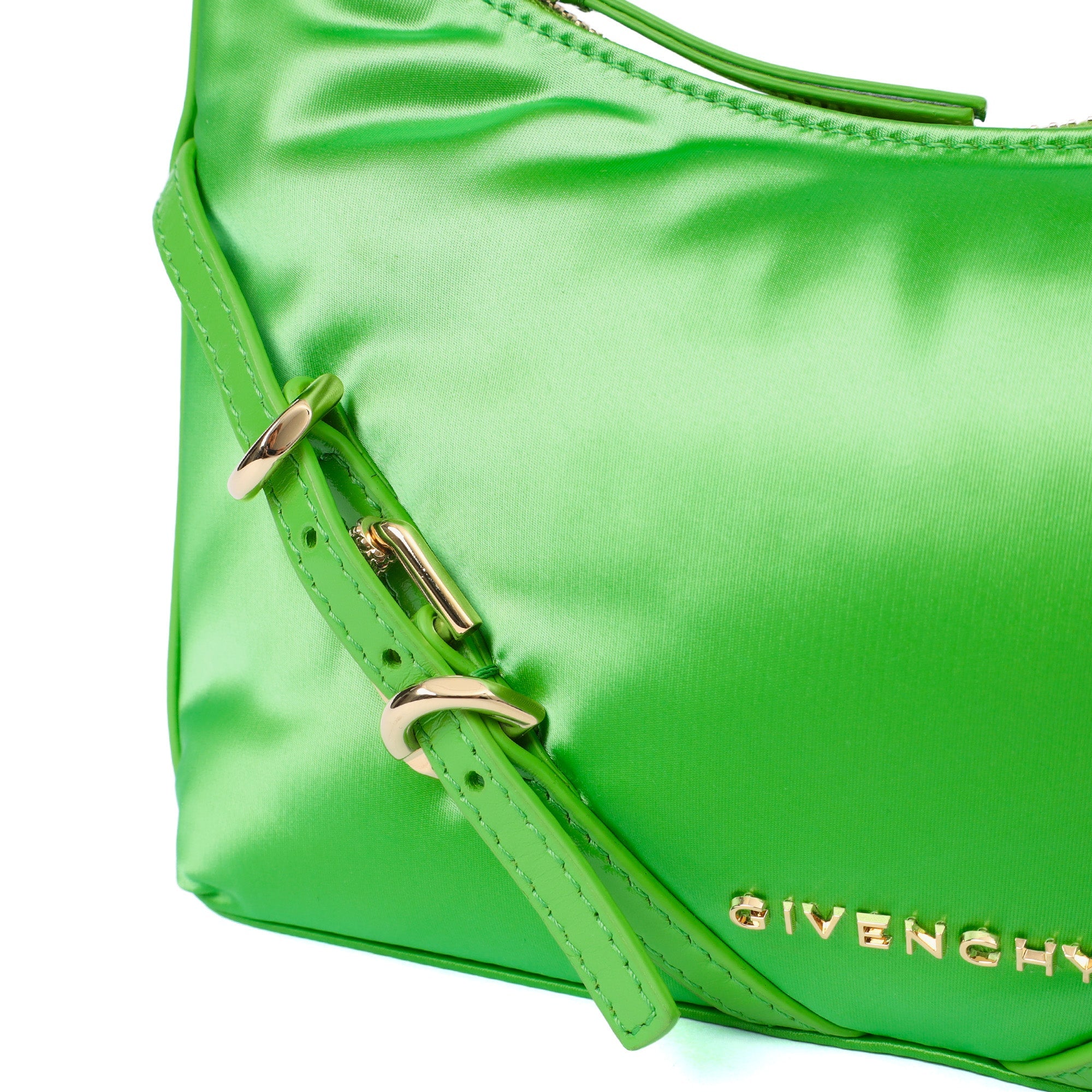 Givenchy Shoulder Bag Voyou - Mini in Green, Fabric