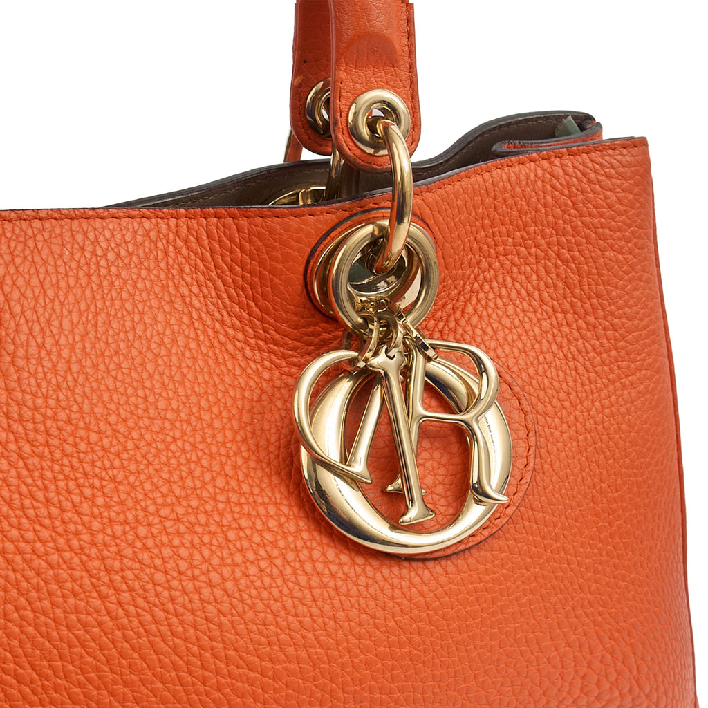 Christian Dior Diorissimo tote in Orange, Leather