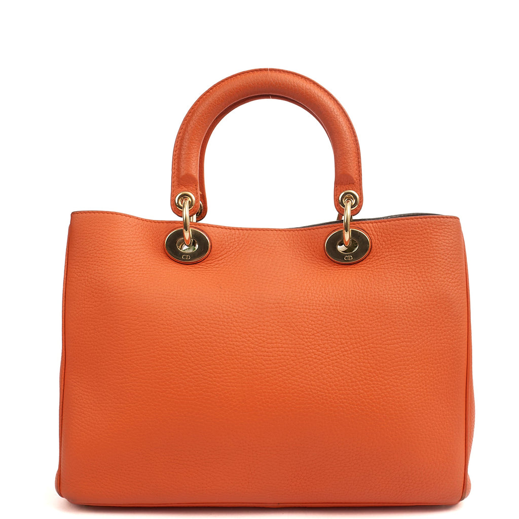 Christian Dior Diorissimo tote in Orange, Leather