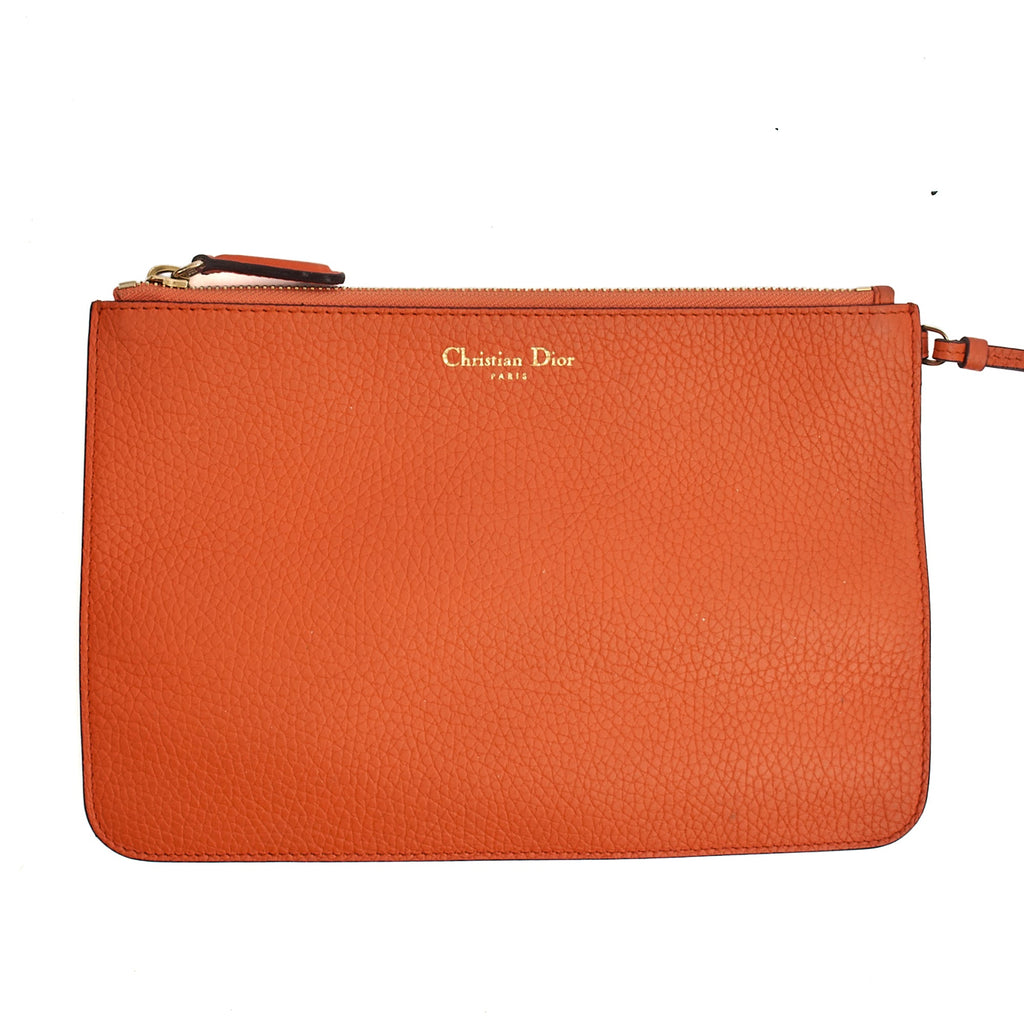 Christian Dior Diorissimo tote in Orange, Leather