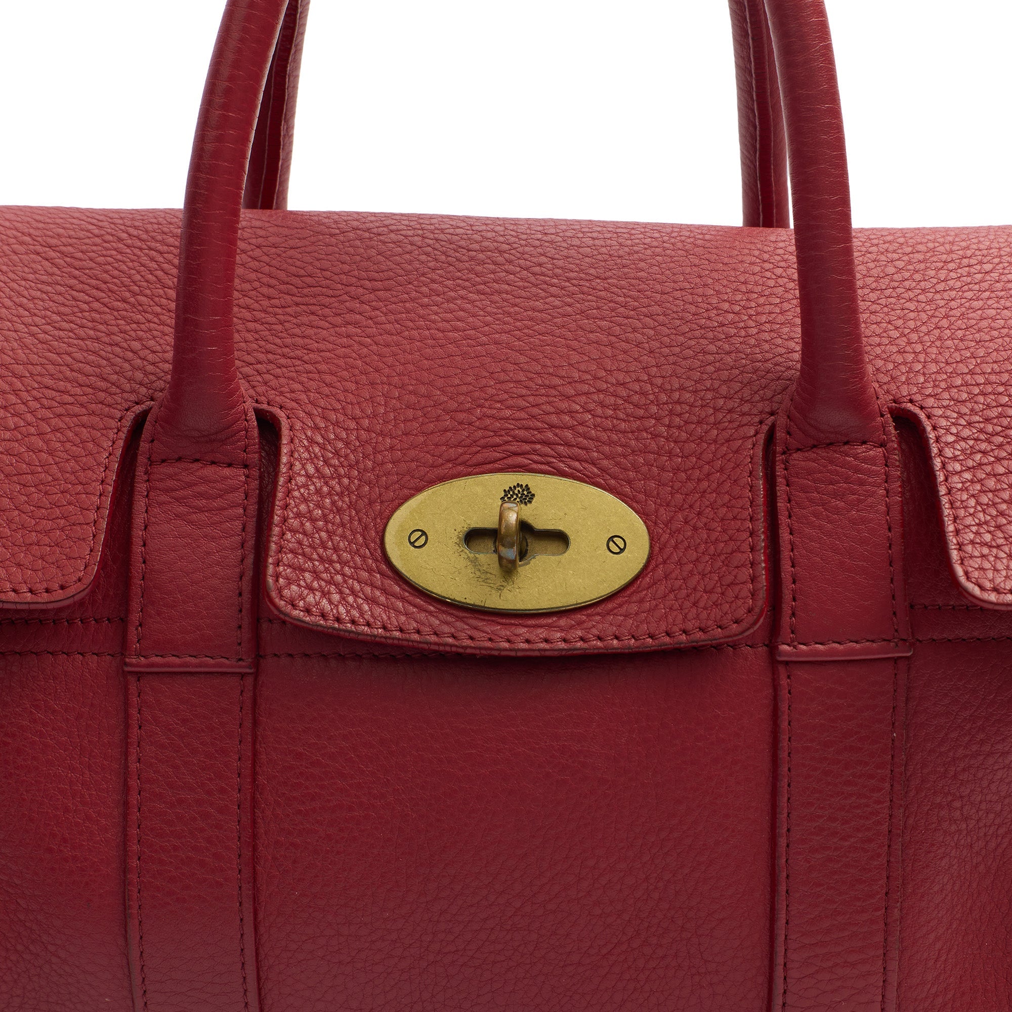 Mulberry Tote Ledbury in Red, Leather