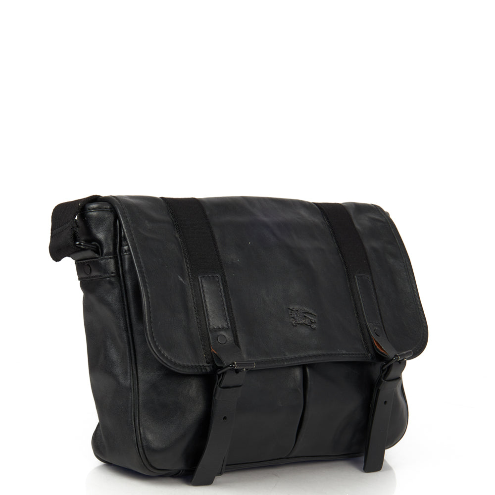 Burberry Satchel in Black, Leather