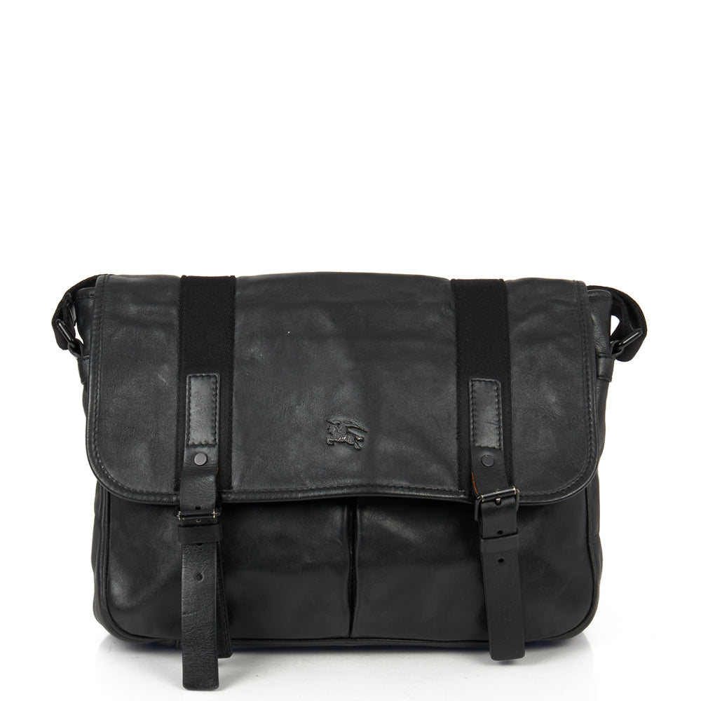 Burberry Satchel in Black, Leather