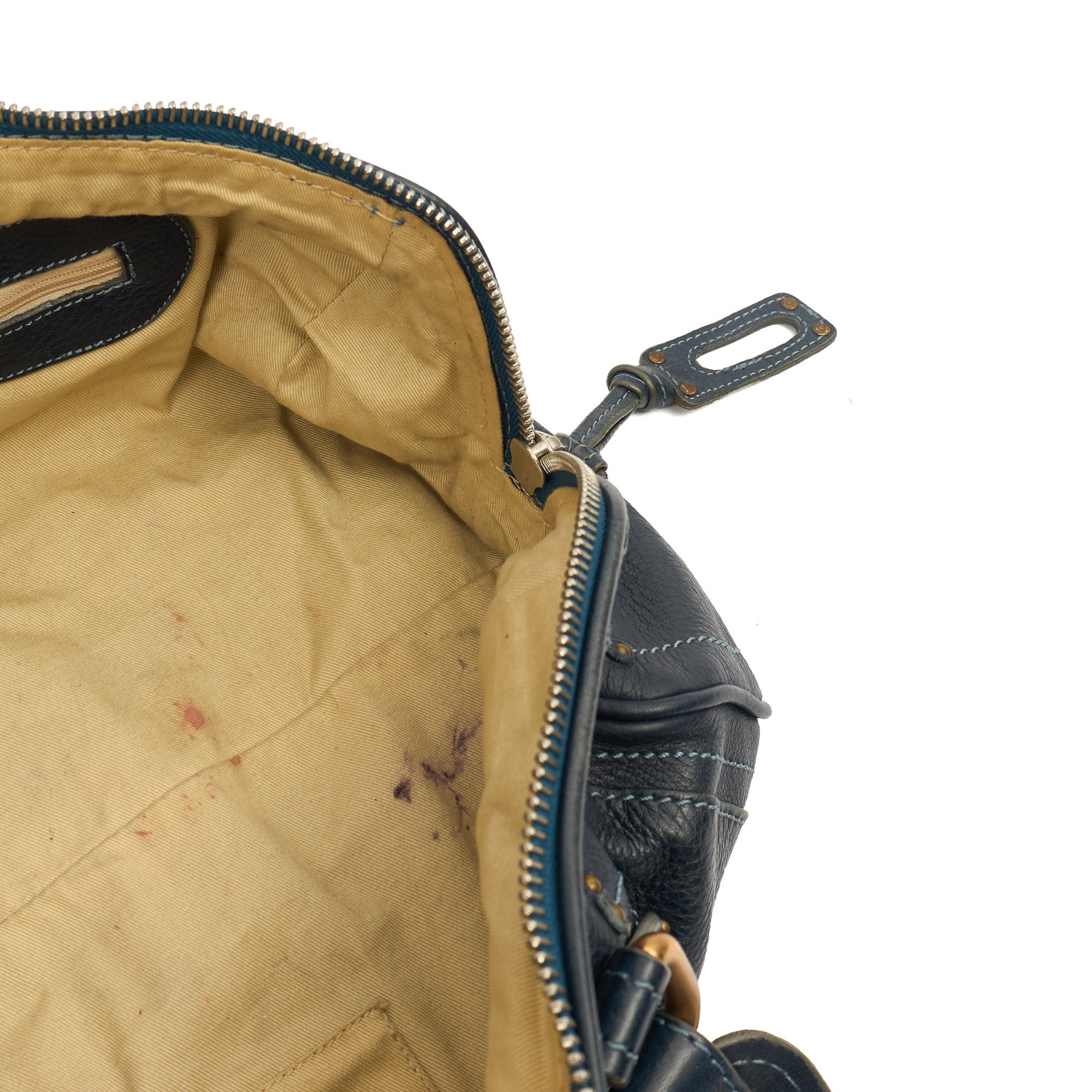 Chloe Shoulder Bag Paddington - Small in Blue, Leather