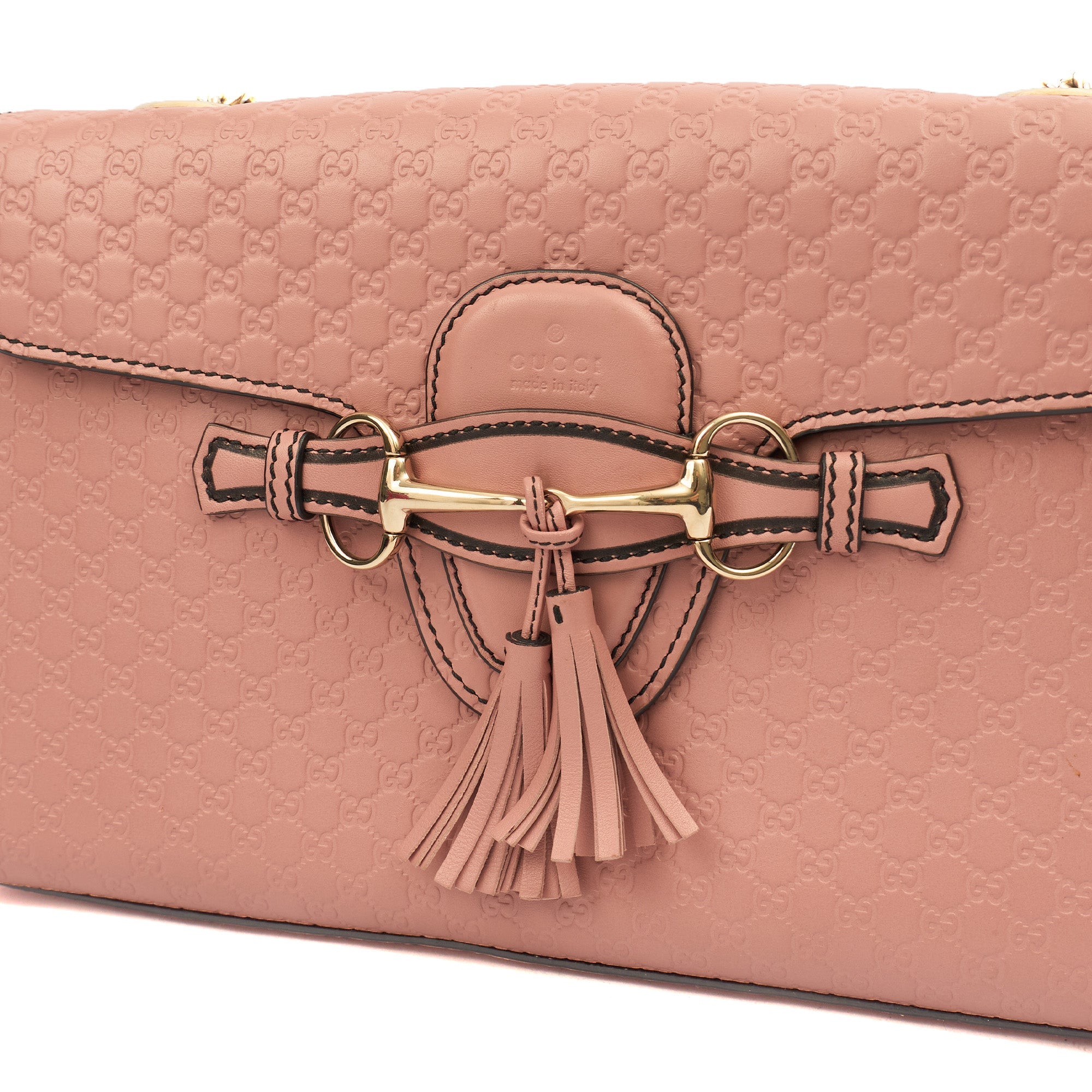 Gucci Shoulder Bag Emily Chain Shoulder Bag - Small in Pink, Leather