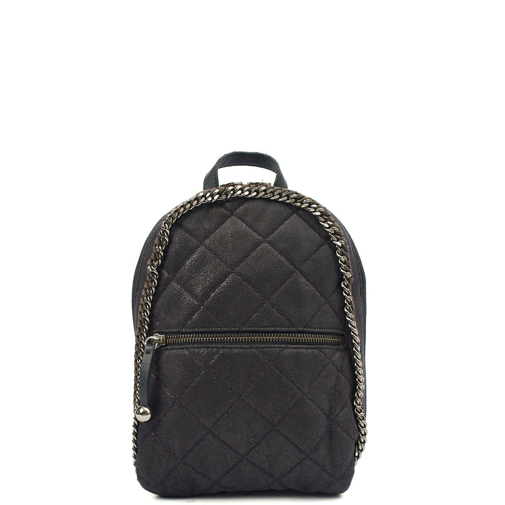 Stella McCartney Backpack Falabella Go Backpack in Black, Vegan Leather