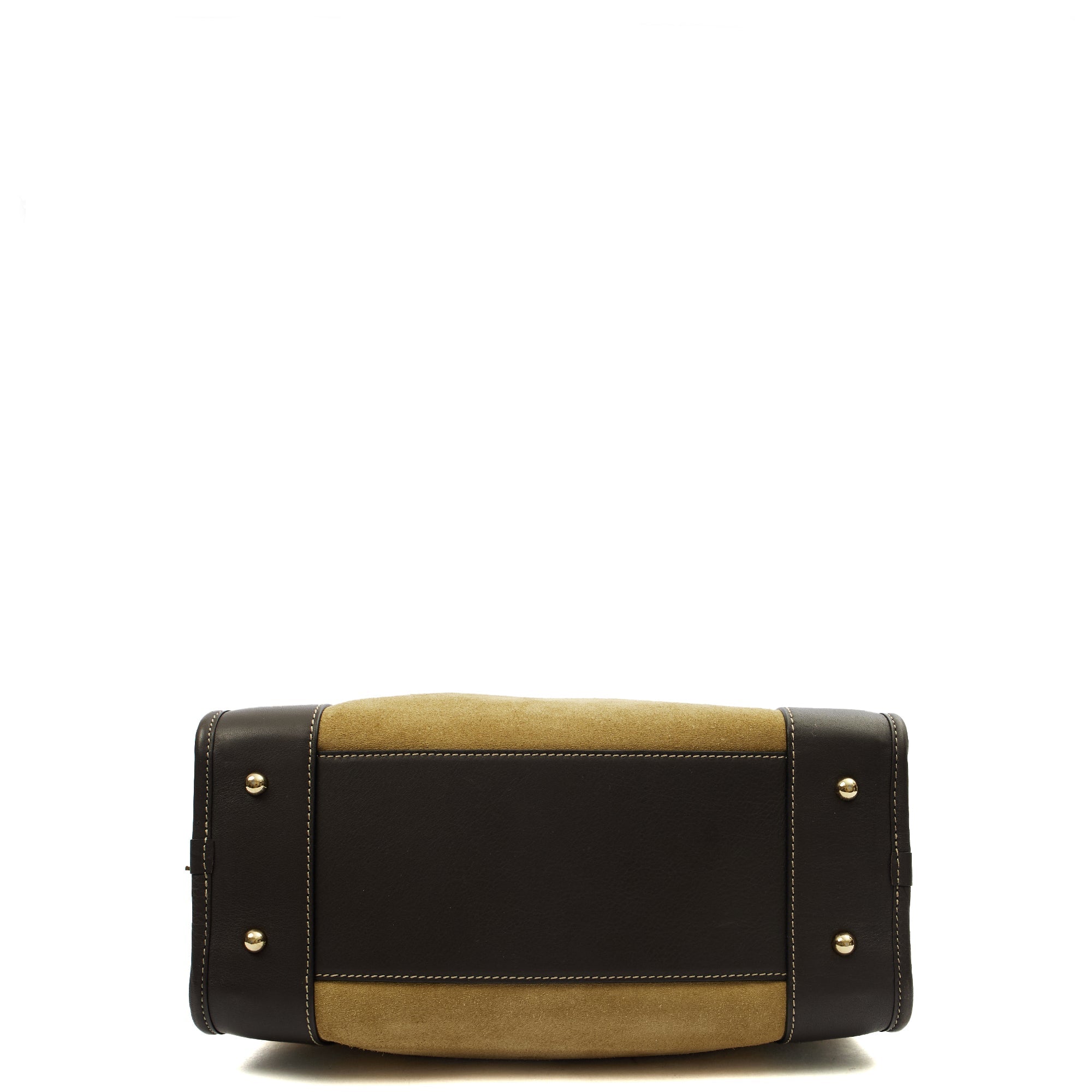 Loewe Top Handle Amazona 28 in Brown, Suede